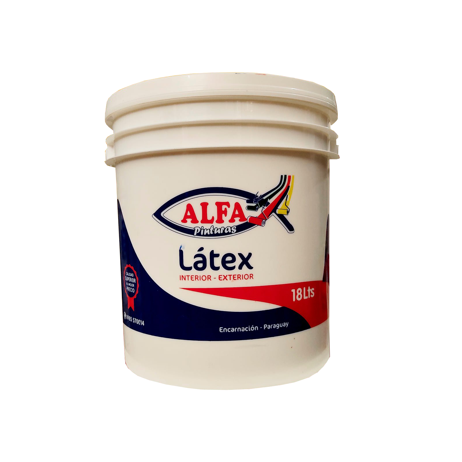 Pinturas al agua marca Alfa con alta calidad